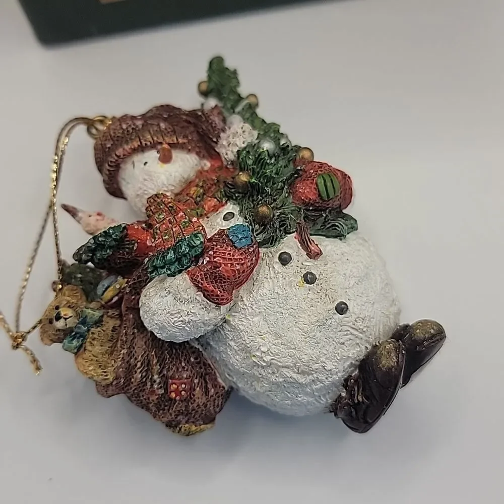 Old Glory Snowman Ornament 